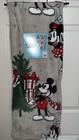 New Disney Christmas Mickey   Minnie Mouse Gray Plush Blanket Throw 50 X 70