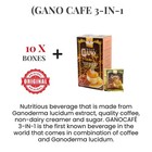 10 X Gano Excel Cafe 3 In 1 Coffee Ganoderma Reishi Halal  20 Sachets  Dhl Ship