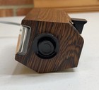 Vintage Copal Model 227 Woodgrain Flip Clock W Alarm 1970s - New Condition