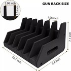 Gun Rack For 6 8 Handguns pistol Holder Organizer Accessories Gun Safe Organizer