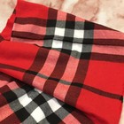 Soft Red Plaid Tartan Scarf Warm Winter Shawl Wrap Unisex Fashion Accessory