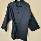 Japanese Samue Men s Traditional Work Kimono Wear Cotton Indigo Size L