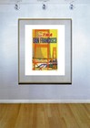 Vintage David Klein Twa Poster San Francisco California Mid Century Modern 