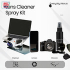 Lens Cleaner Spray Kit 60ml With 2 Microfiber Cloths     Alcohol-free  Quick-dryin
