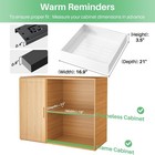 Pull Out Cabinet Organizer  21 deep  16 9 wide Full-extension Heavy Duty Slid   