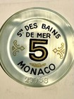 Vintage Monte Carlo Monaco Casino Chips 5 Francs Jeton Sbm Matched Pair