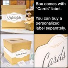 10  Gold Card Box  Card Holder For Party  Money Gift Box For Wedding Receptio   