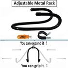 Wall Mount Metal Display Stand  Black Easel Plate Display Photo Holder Stand  Di