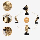 Thinker Statue-silence Is Gold-abstract Art Figurine Decor Nohear Nosee No Peak 