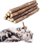 10 Pcs Cat Catnip Sticks  Natural Matatabi Silvervine Sticks - Cleaning Teeth   