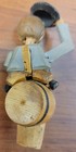Vintage German Mechanical Cork Bottle Stopper   Taking Off Hat W  Barrel