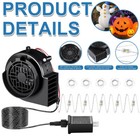 Replacement 12v Air Blower Fan W  5led Bulb For Christmas Inflatables Decoration
