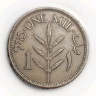 1927 Palestine 1 Mil Copper Coin British Mandate Km 1
