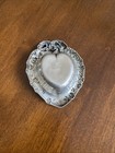 Reed   Barton X2 Sterling Silver Heart Trinket Jewelry Dish 25 Grams