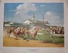 The Kentucky Derby 1963 Print By Hadden Sundblom Of 1914 Kentucky Derby 24 x20 5