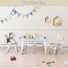 Toddler Table And 4 Chairs Set  Height Adjustable Kids Table-lightning Deals