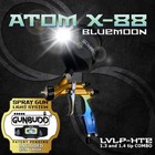 Atom X88 Bluemoon-professional Spray Paint Gun For Cars 1 3 1 4mm Tip Kit Combo
