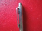 J6349 Vtg Caran D  Ache Ballpoint Pen Silver  Plated Nice Used Condition See Des