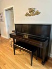 Steinway   Sons Traditional 1098 46   Upright Piano Satin Ebony