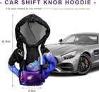 Gear Shift Hoodie  Funny Hoodie Automotive Shift Knob Cover  Color  Starry Sky