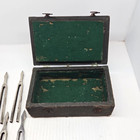 10 Vintage Medical Tuning Forks With Box