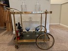 Vintage Italian Brass Bar Cart