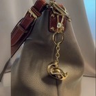     new Dooney   Bourke Signature   gold   duck     3-d Keychain Fob Bag Charm