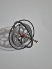 Vintage 1950   s Metal Gyroscope Spinning Top Classic Toy