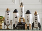 Jonathan Adler Rocket Rum Decanter Barware New In Box - Midcentury Modern Design