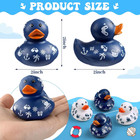 12 Pcs 2 Inch Cruise Ducks For Hiding Mini Rubber Ducks For Cruise Ships Bath To