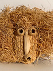 Exceptional Vintage New York Iroquois Corn Husk Mask  Excellent-mint 
