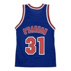 Vintage Ed O bannon  31 New Jersey Nets Nba Champion Jersey Size 40 Blue