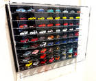 Acrylic Wall Mount Display Case Fits 72 Cars    Fits 1 64 Hot Wheels   Matchbox 