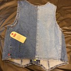 Levis Blue Jean Vest Size