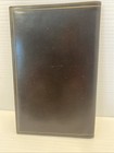 Vintage Leather Checkbook Cover For Men   Women - Italian Calfskin  brown 