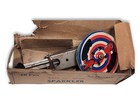 Vintage J  Chein No  95 Tin Mechanical Sparkler Spinner Litho Toy W  Box