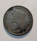 1843 Canada New Brunswick - 1 2 Penny Token Breton 910 Nb-1a1