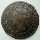 1895 Canada Large Cent Queen Victoria Early Canadian Coin Fine Details