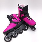 Rollerblade Microblade G Youth Inline Roller Skates Sz 5-8 Adjustable Pink Euc
