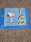 New Vintage Peanuts Snoopy Growth Chart United Feature Syndicate Back To School 