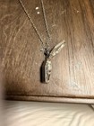 Gothic Skeleton Coffin Locket Pendant Necklace With Cross Detail