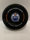 Edmonton Oilers Connor Mcdavid 100th Point Of Season Game Used Puck 6th Career