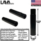 32x Chrome 14x1 5 Spline Spike Lug Nut Fit Ford 1999-2023 F250 F350 Super Duty