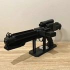 Black Edition Stormtrooper E-11 Blaster Rifle With Stand   3d Printed