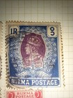 Burma 1937-45 Kgvi Used Stamps Incl Military Admin Overprints 1r