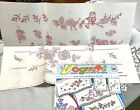 Vogart Embroidery Transfer Pattern Lamb  Bluebird  Mr   Mrs Vintage Pillowcase