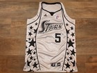 San Antonio Silver Stars 2007 Shanna Crossley Wnba Game Used Basketball Jersey M