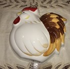 Rooster Chicken Hen Vtg Ceramic Mold Wall Hanging 10x9 5x2 5    Hand Painted Euc