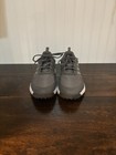 Adidas Men s Size 10 Gray Synthetic Golf Sneakers Rubber Spikes Lace Up Low Top