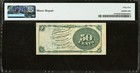 Fr  1376 Fractional 1869 Usa Currency 50c  Fourth 4th Issue Bank Note  Pmg Au55